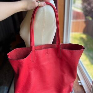 Banana Republic Raspberry Red Tote
